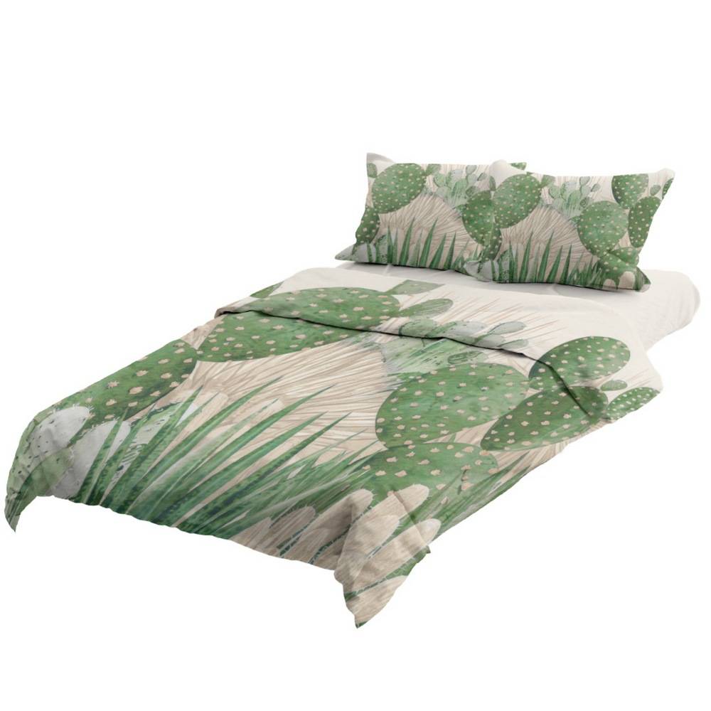 Completo Lenzuola copriletto Glicia in Raso di puro cotone Matrimoniale