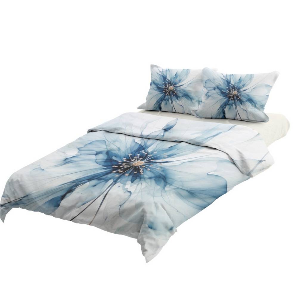 Completo Lenzuola copriletto Olivie in Raso di puro cotone Matrimoniale