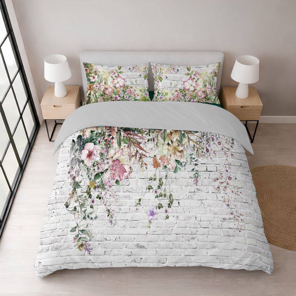  Parure Copripiumino Stampa digitale Wall Matrimoniale