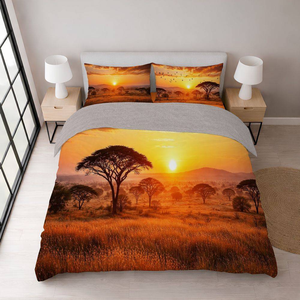  Parure Copripiumino Stampa digitale Kenya Matrimoniale