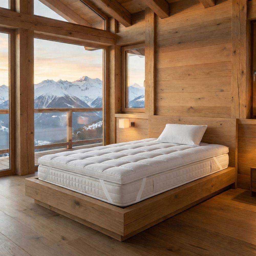 Topper Materasso 120x200 5 Stars Effetto Piuma 5 cm