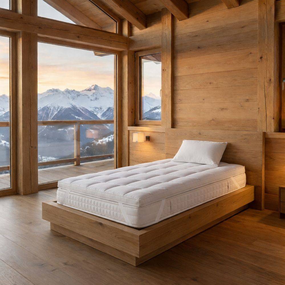 Topper Materasso 90x200 5 Stars Effetto Piuma 5 cm