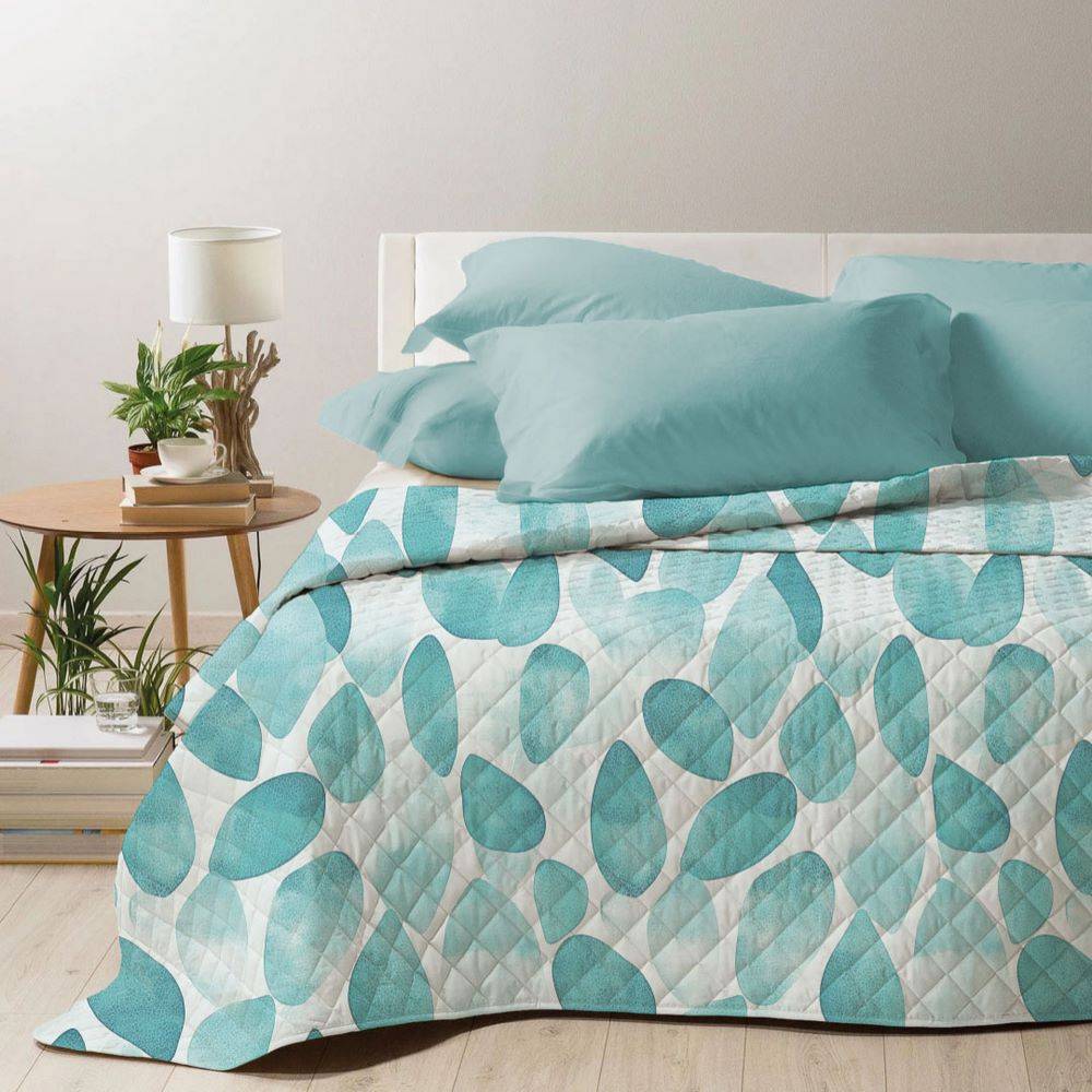 Boutis copriletto Quenty sassi Tiffany piazza e mezzo