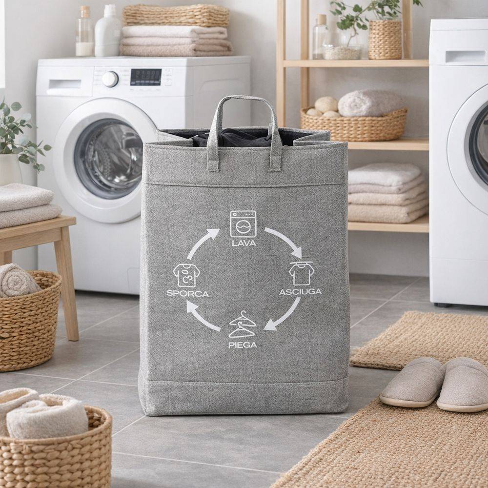 Cesta Laundry Isabel Grigia