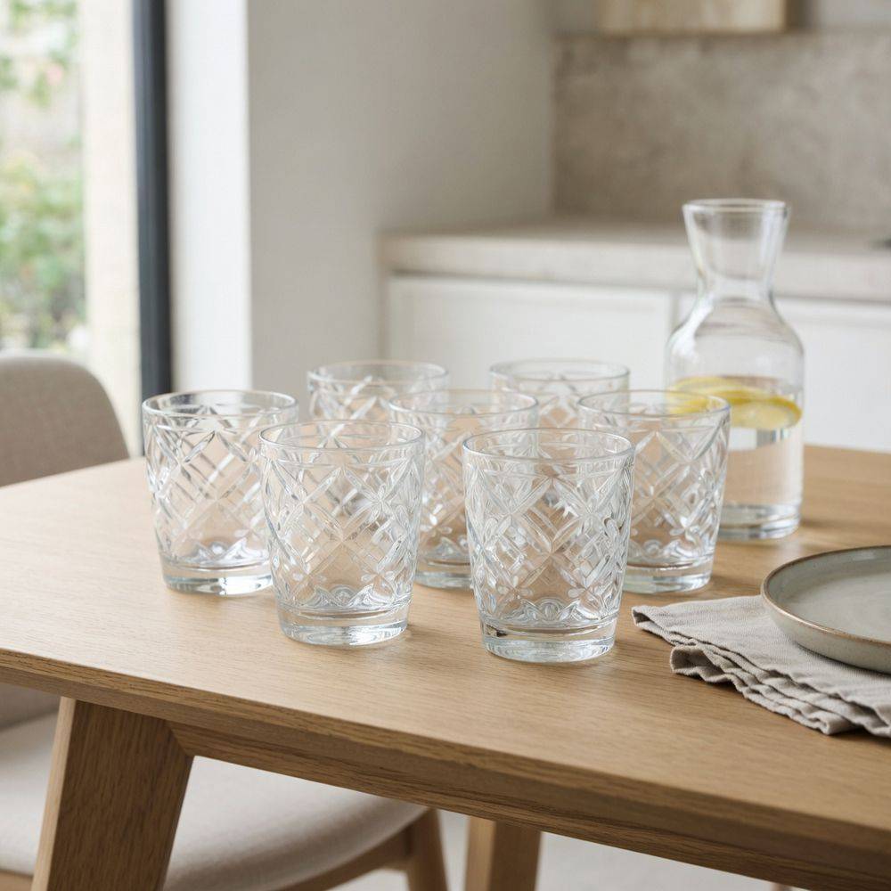 Set 6 Bicchieri in Vetro Costanza DIS. 1