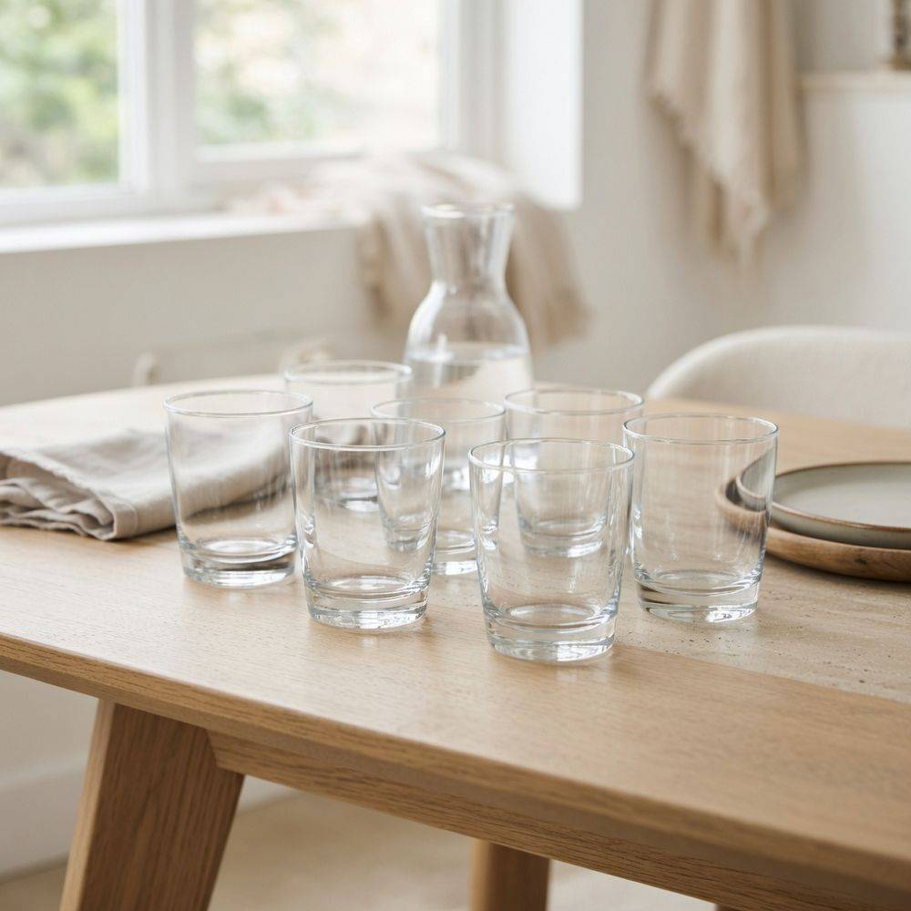 Set 6 Bicchieri in Vetro Costanza DIS. 3