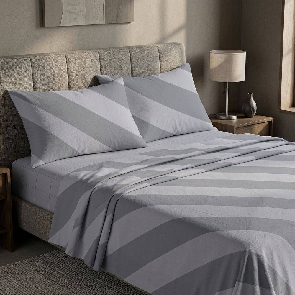 Completo Lenzuola Elite Grigio Matrimoniale