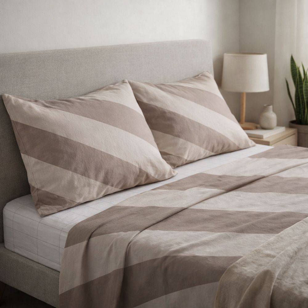 Completo Lenzuola Elite Tortora Matrimoniale