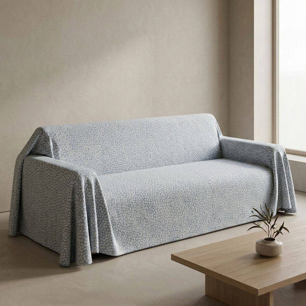 Copridivano Telo arredo Jacquard NOA Avio 250 x 270