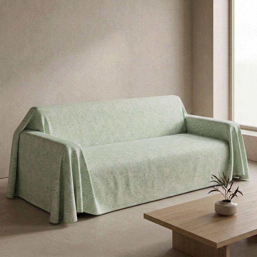 Copridivano Telo arredo Jacquard VERIDIAN Verde 250 x 270