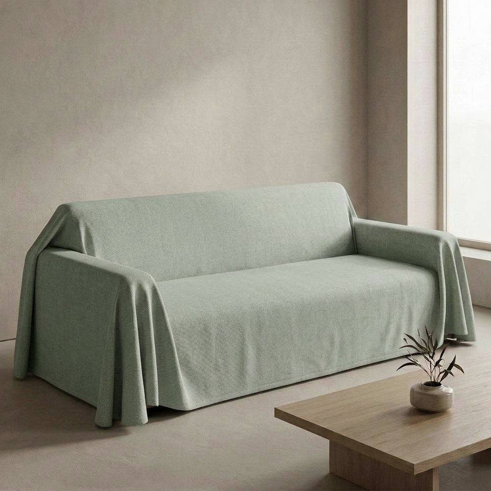 Copridivano Telo arredo Jacquard EASY Salvia 250 x 270