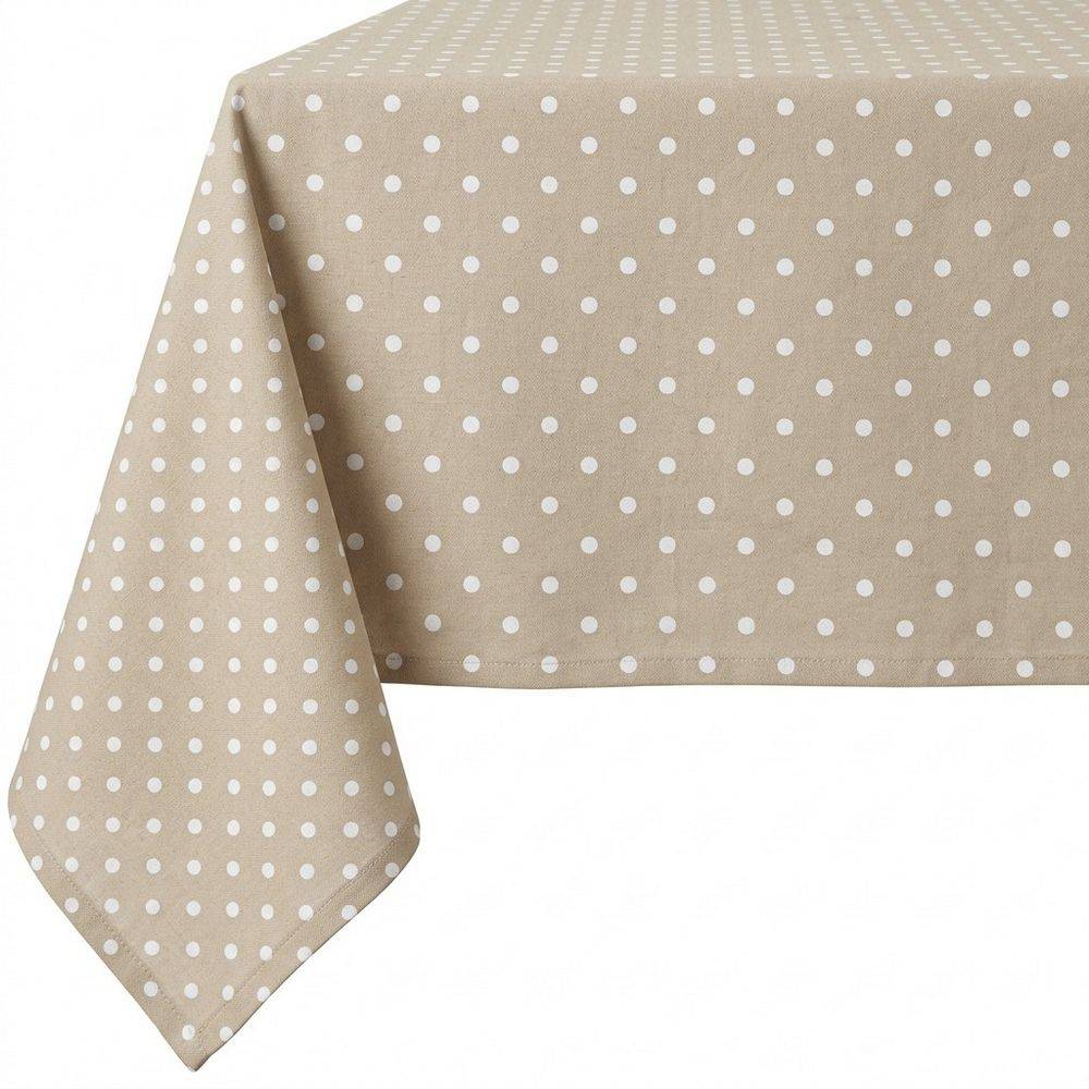 Tovaglia su misura Pois fondo Beige