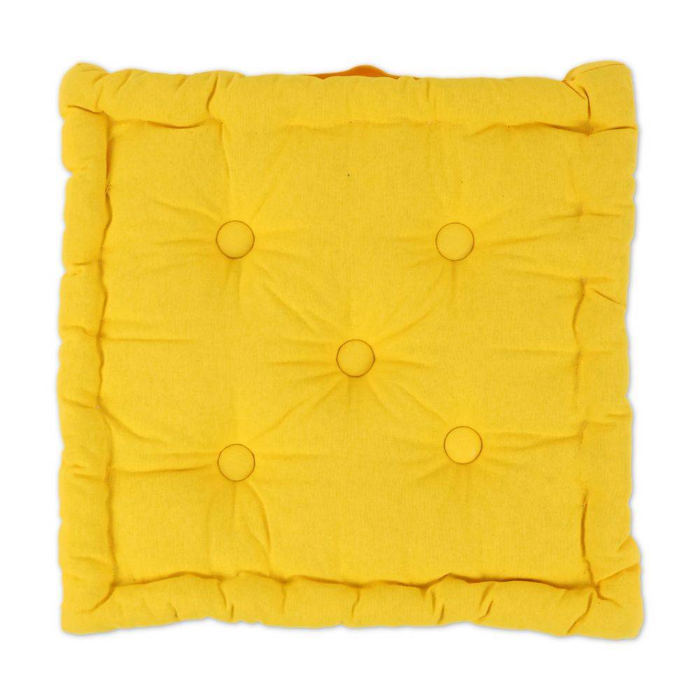 Cuscino Mattonella Scozia Giallo Senape 40 x 40 H 10