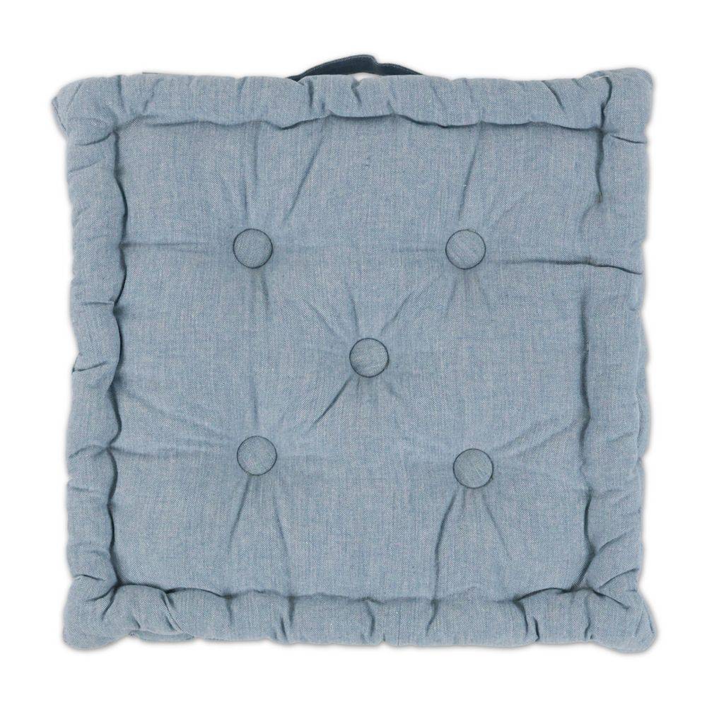 Cuscino Mattonella Scozia Blu Melange 40 x 40 H 10