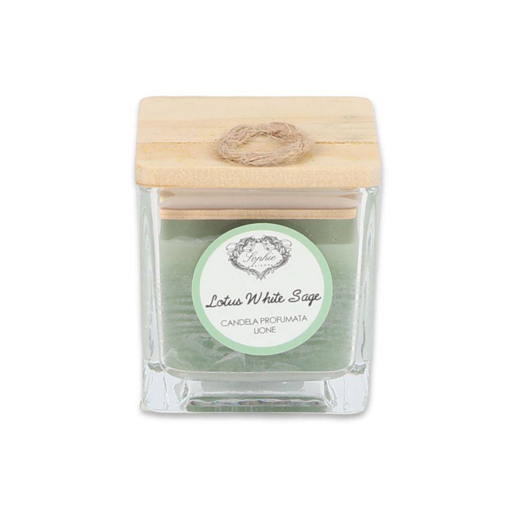 Candela Profumata Lione Lotus White Sage 