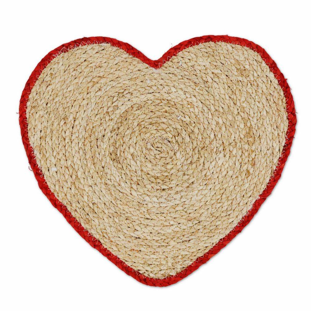 Sottopiatto - tovaglietta Intrecciato in corda Cuore Bessie