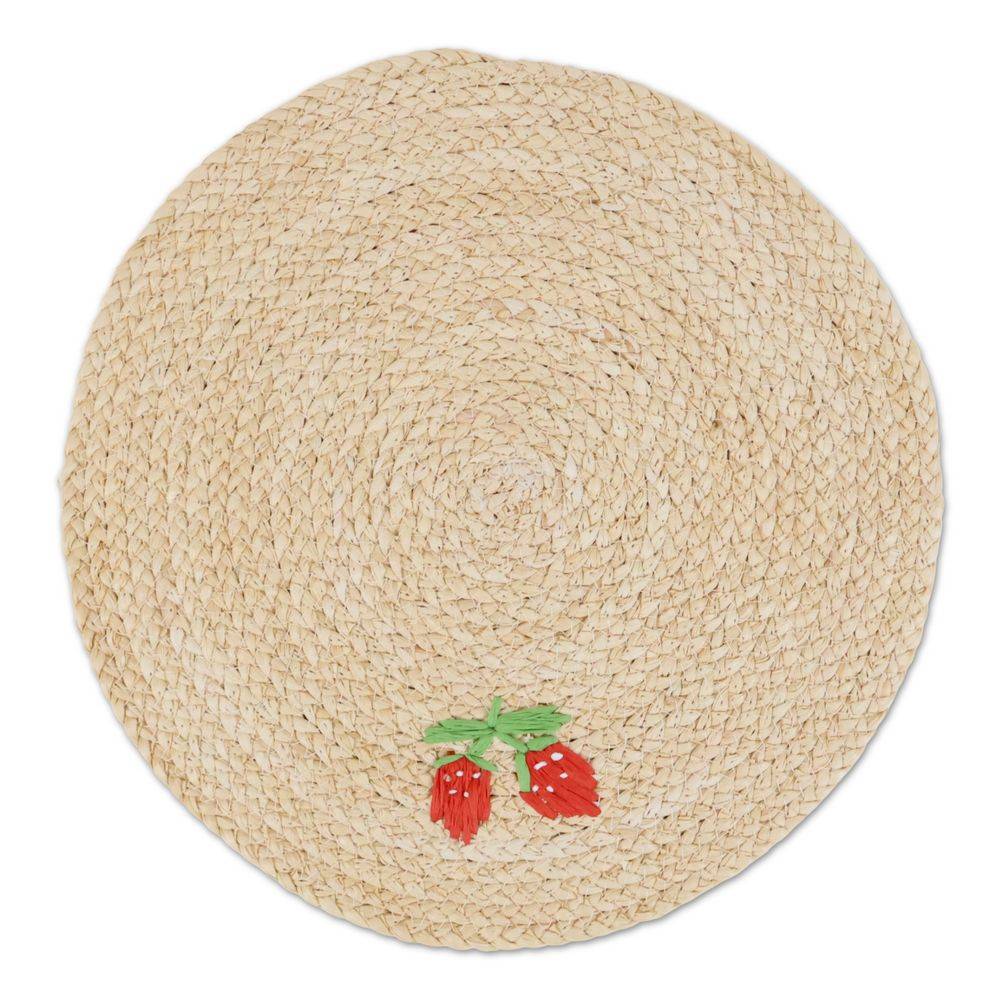 Sottopiatto - tovaglietta Intrecciato Elly Fragole