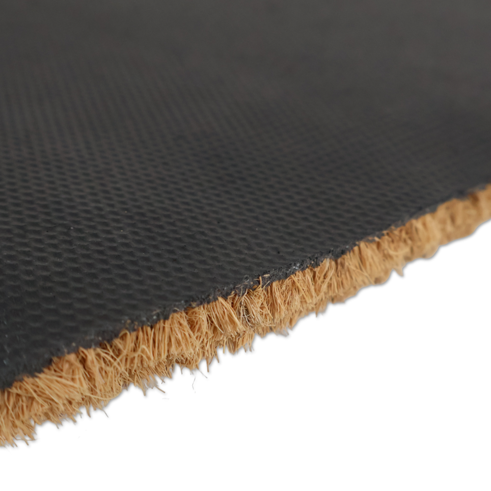 CKB LTD Zerbino In Fibra Di Cocco Con Due Gatti - Antiscivolo 60x40 Cm Per Interni/Esterni