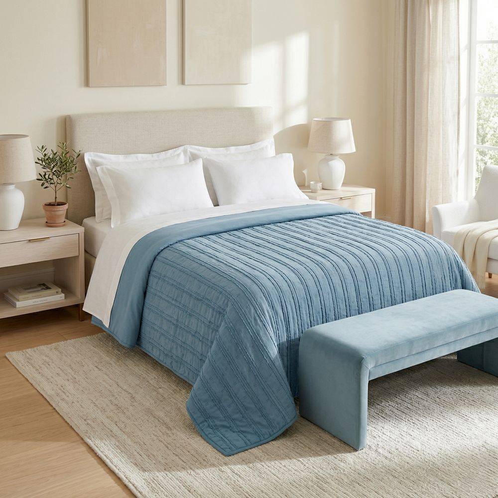 Copriletto Trapuntato Greece Opale matrimoniale