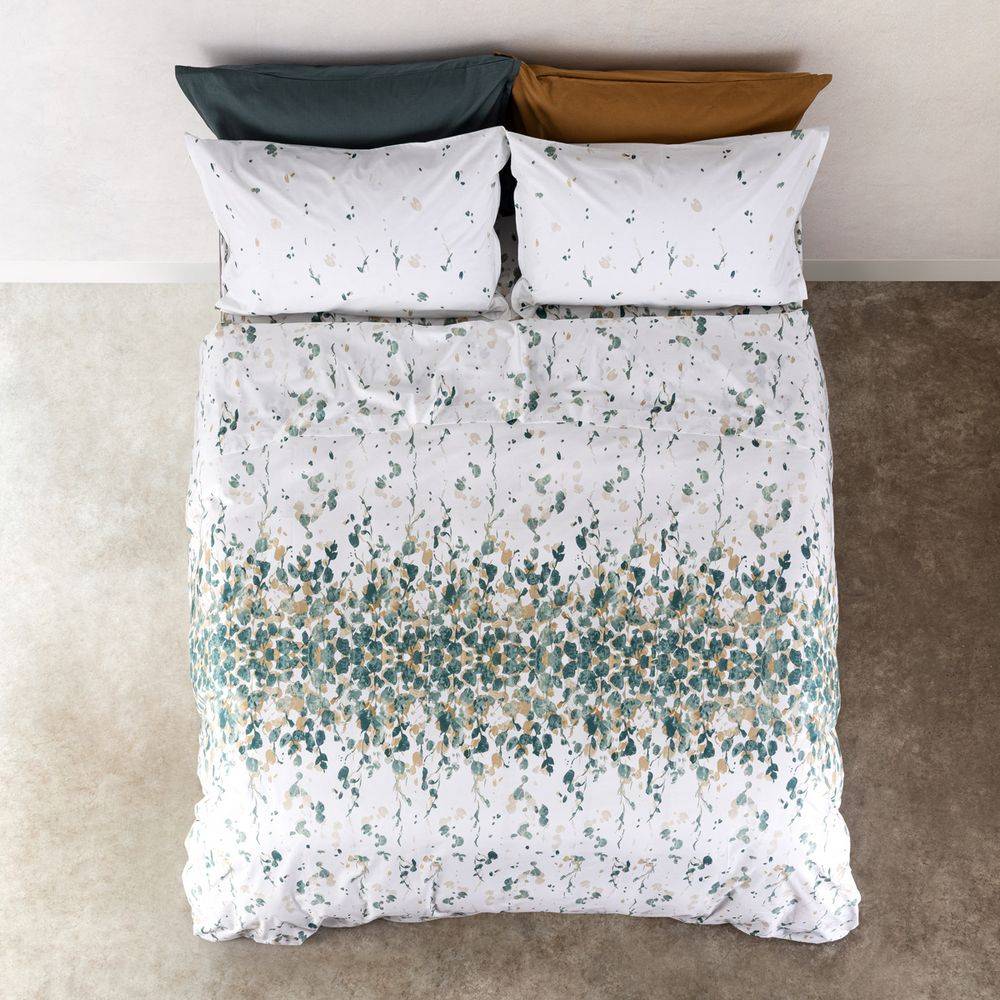 Completo Lenzuola Day Dream Paint Verde Matrimoniale