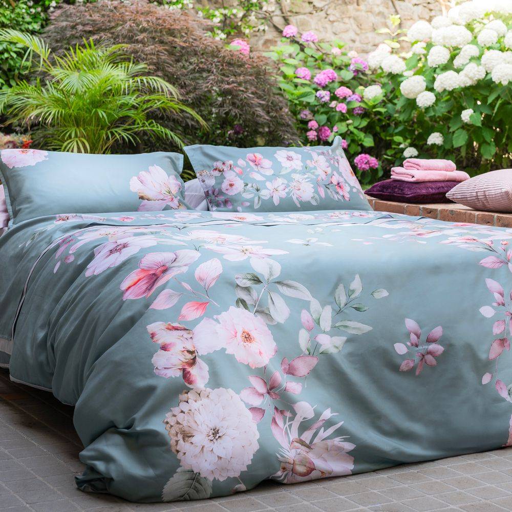 Completo Letto Raso di cotone Charlotte Matrimoniale