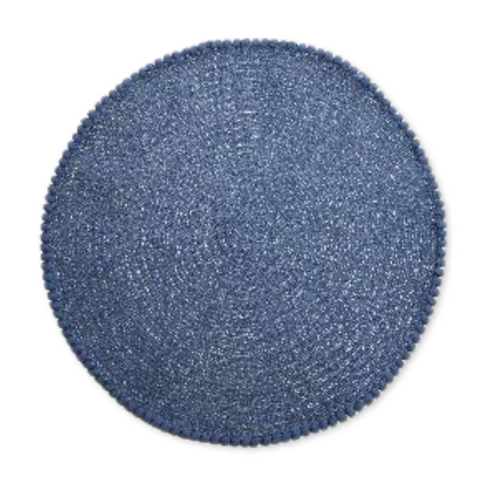 Sottopiatto Intrecciato Blu 38 cm