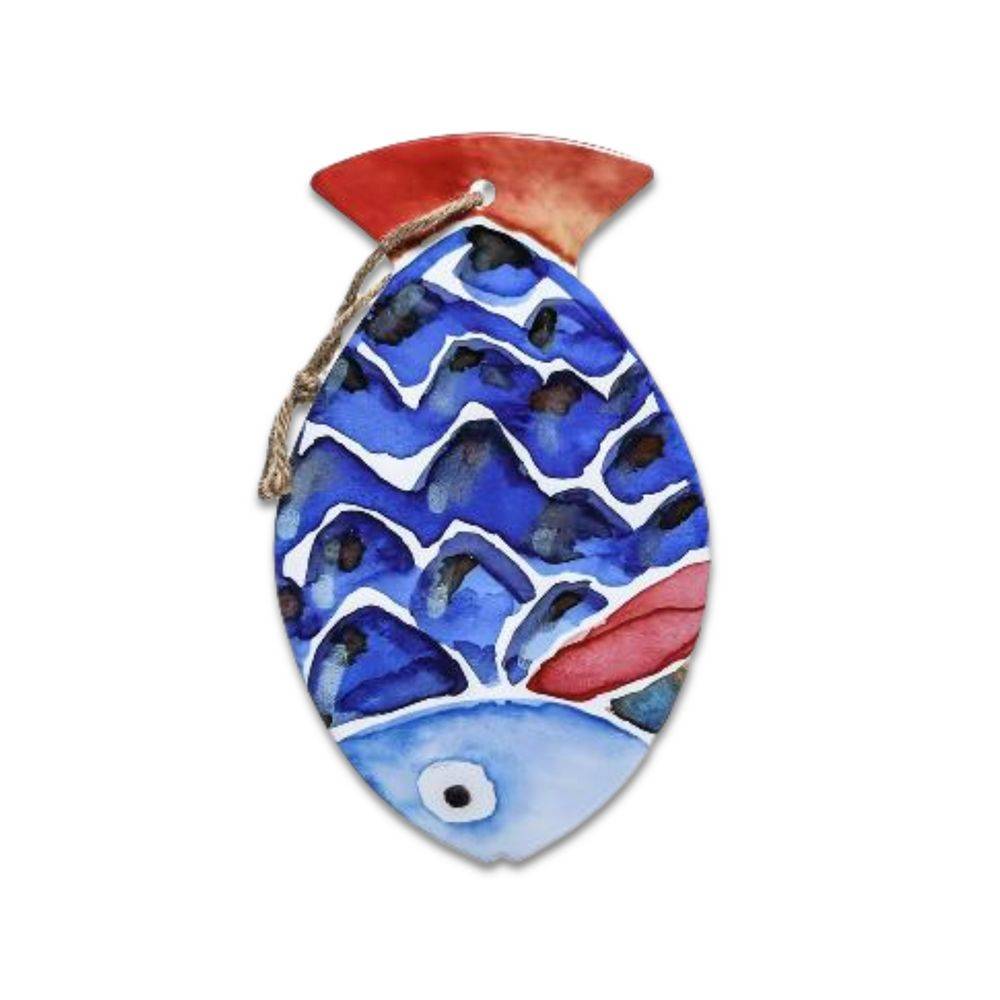 Piastrella sottopentola Pesce Pinna Rossa