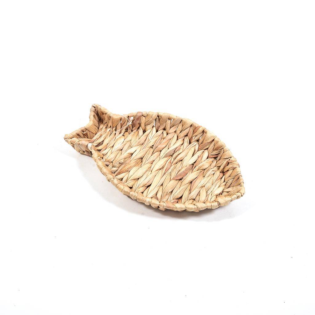 Cestino Pesce in Banano intrecciato piccolo