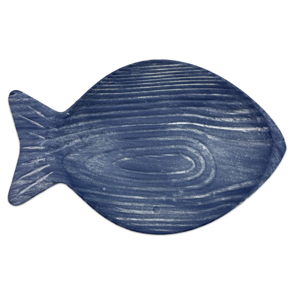 Vassoio in Legno Pesce Blu