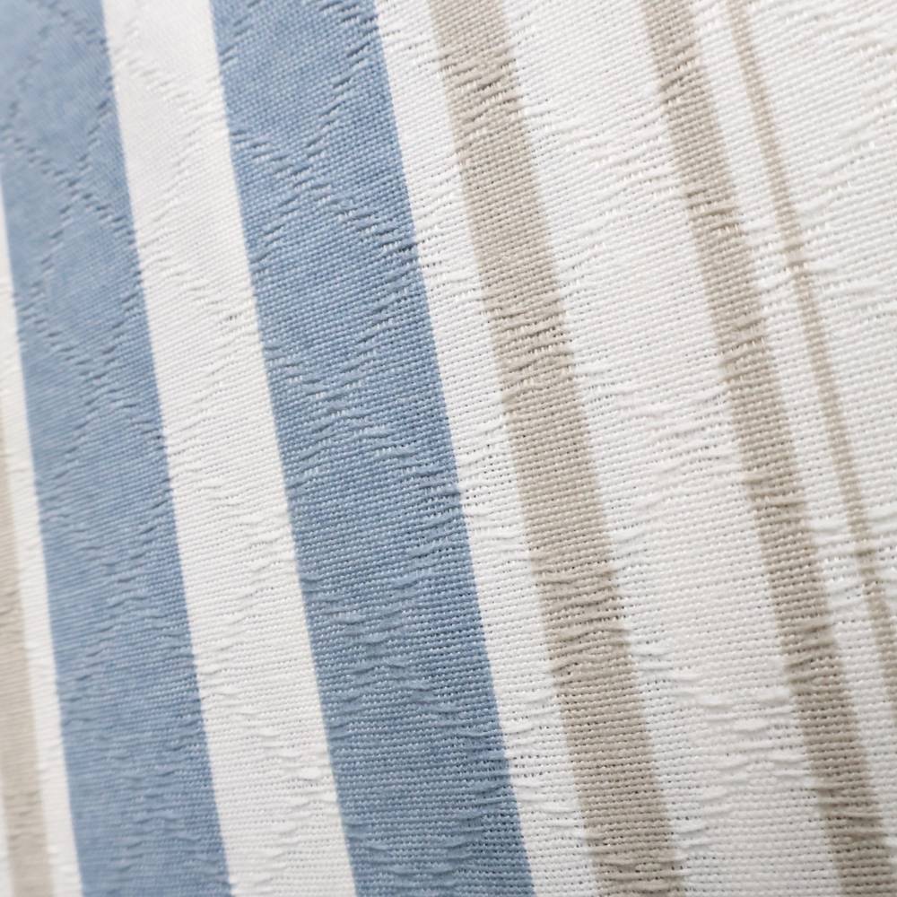 Copridivano Copriletto in piquet Righe Cannes Blu Singolo