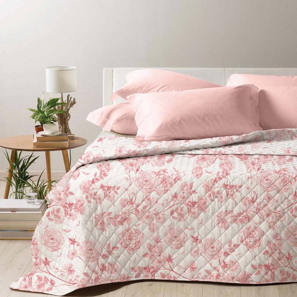 Boutis copriletto Alys Rosa Singolo
