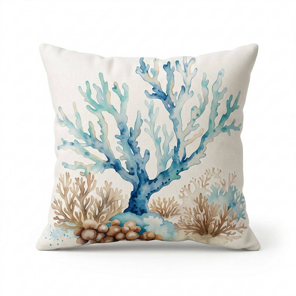 Federa cuscino Kion Corallo Blu 45x45