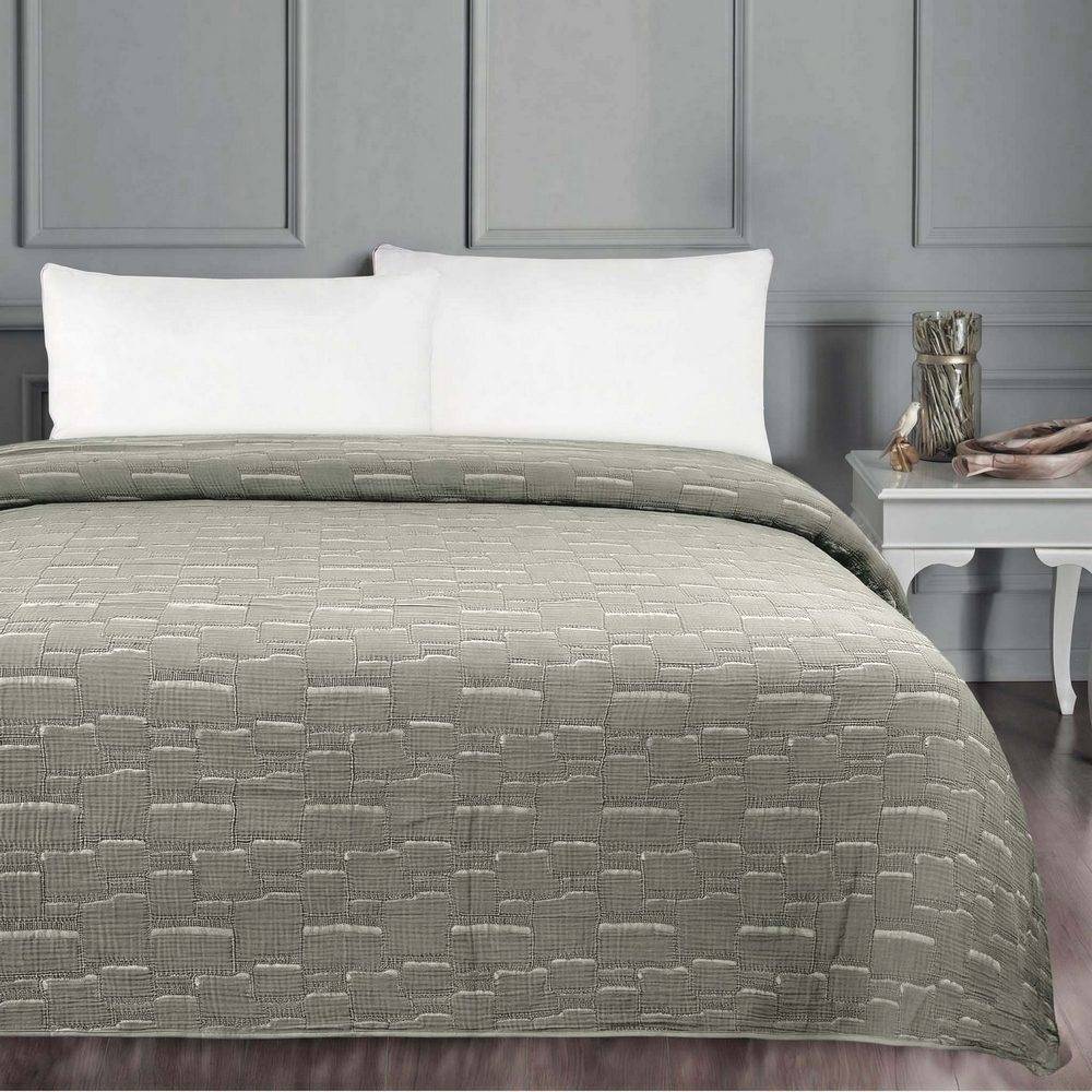 Copridivano Copriletto Jacquard Mirion Verde 260x260 