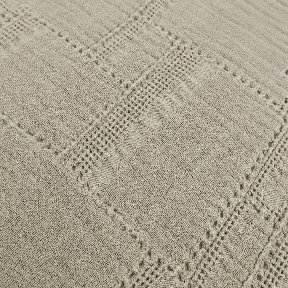 Copridivano Copriletto Jacquard Mirion Verde 260x260 