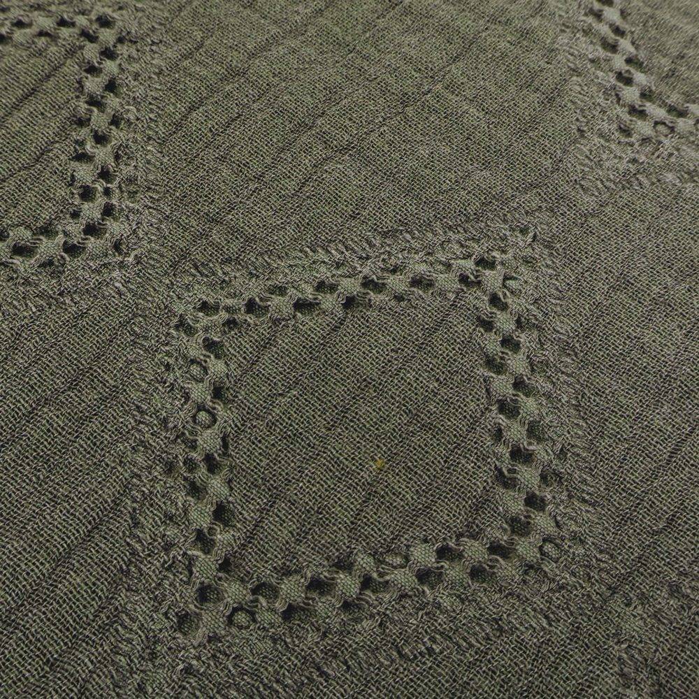 Copridivano Copriletto Jacquard Wenda Verde 260x260