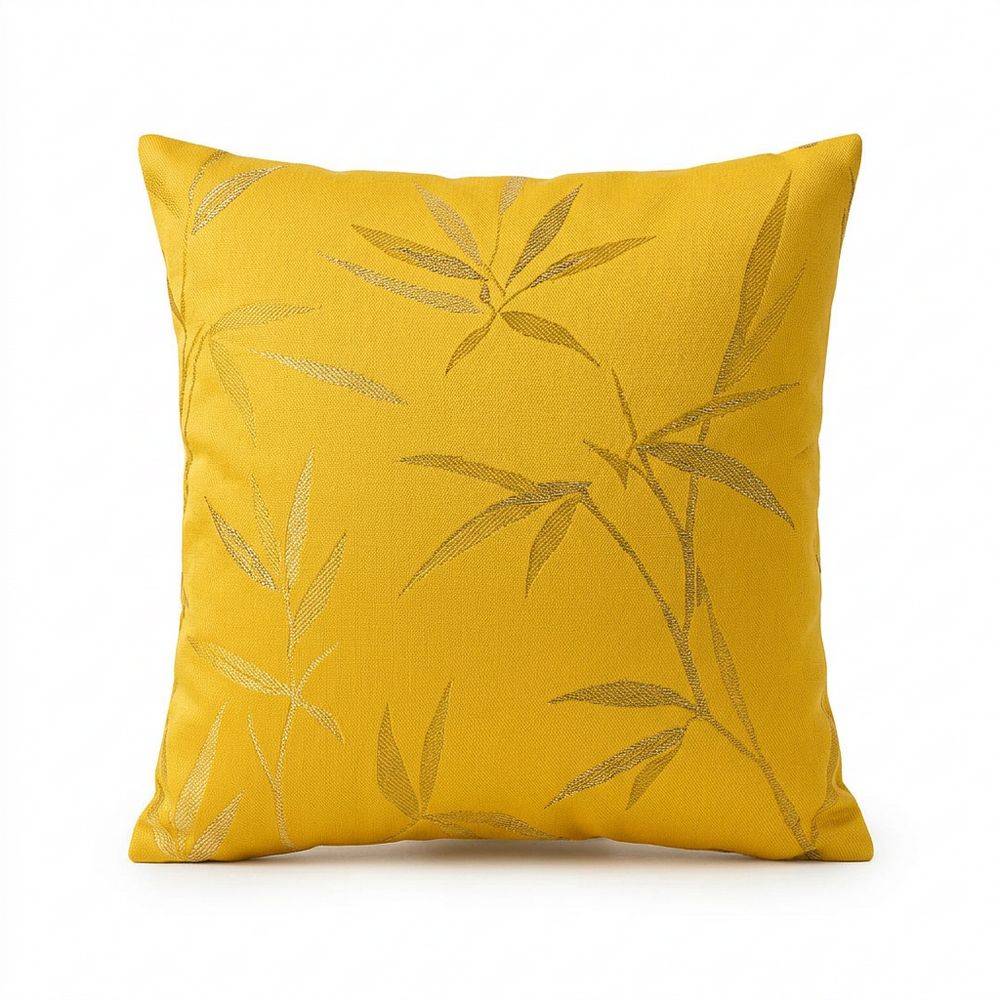 Federa Cuscino Jacquard Brizet Giallo 45x45