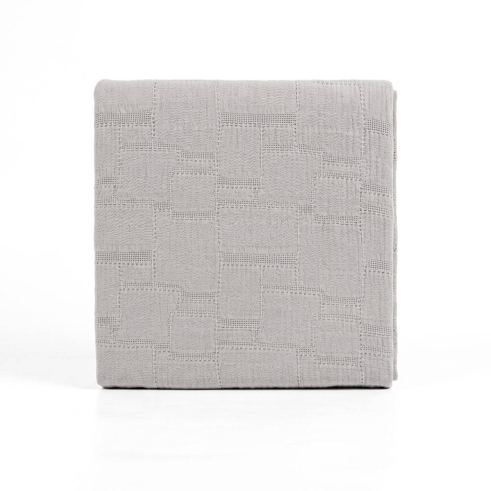 Copridivano Copriletto Jacquard Mirion Grigio 210x260