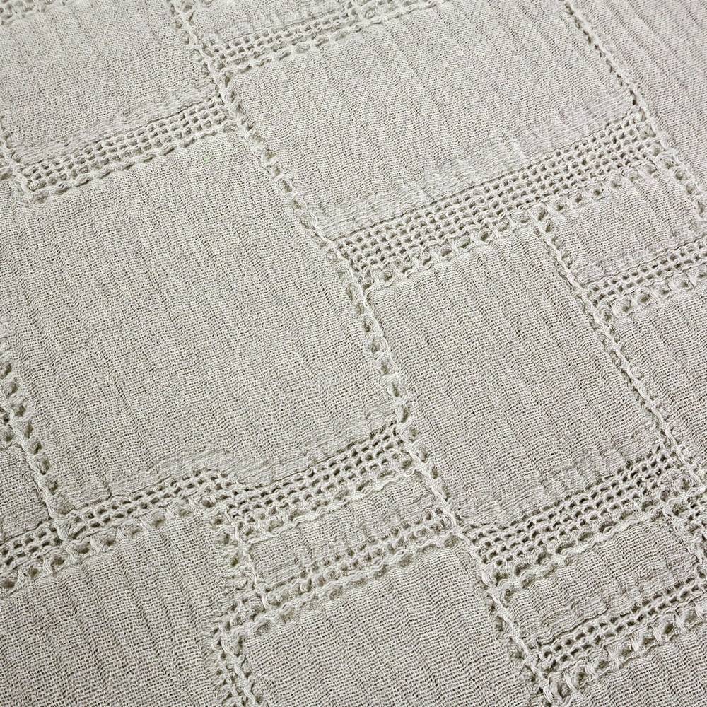 Copridivano Copriletto Jacquard Mirion Grigio 210x260