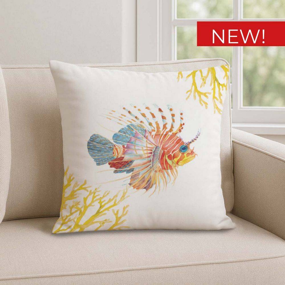 Federa cuscino Stampa digitale Santorini Pesce Leone 45x45