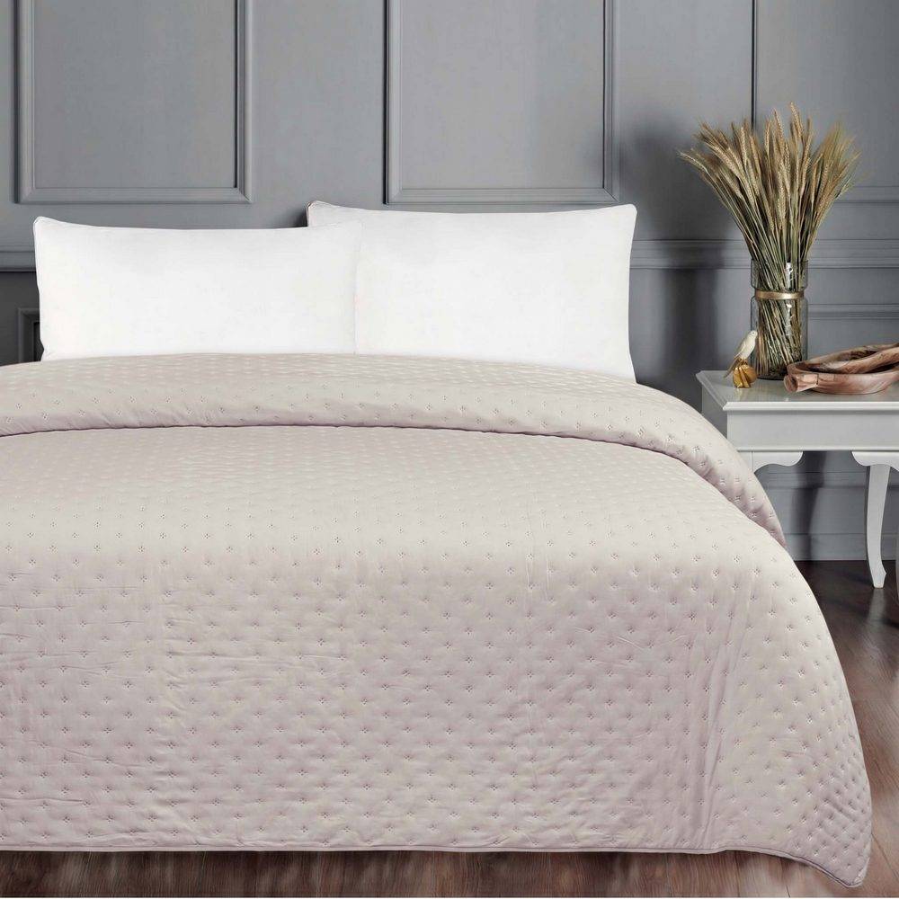 Quilt copriletto Double face Lila Sabbia Sabbia Matrimoniale