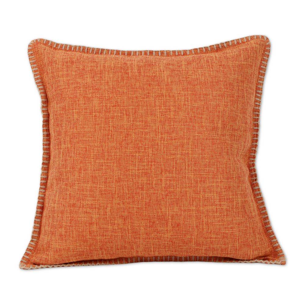 Federa Cuscino Jacquard Cliff Arancio 45x45