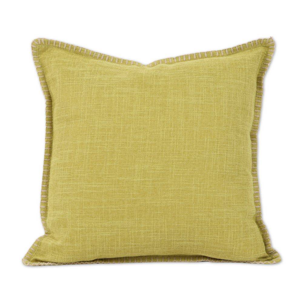 Federa Cuscino Jacquard Cliff Verde Acido 45x45