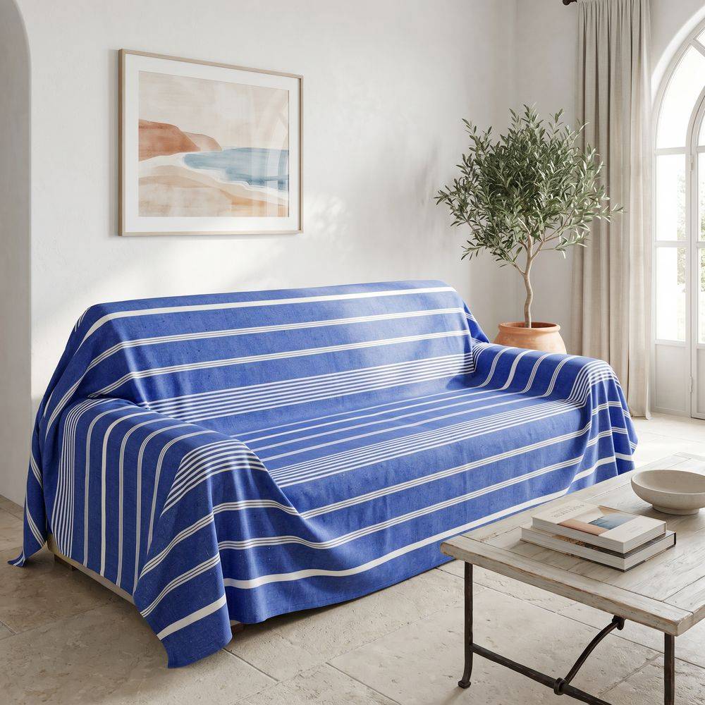 Copridivano Copritutto Egeria Blu 250x250