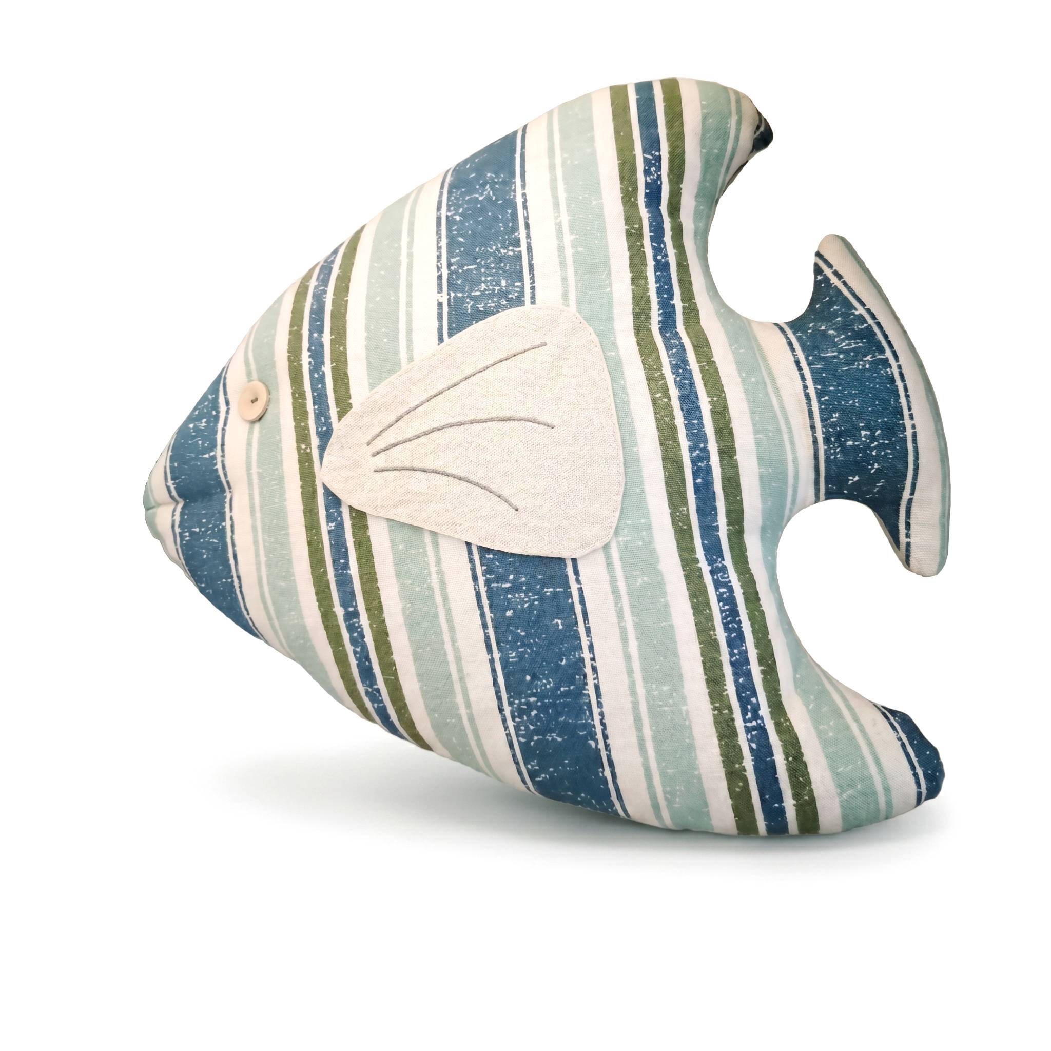 Cuscino Sagomato Shira Blu e Bosco 46 x 41