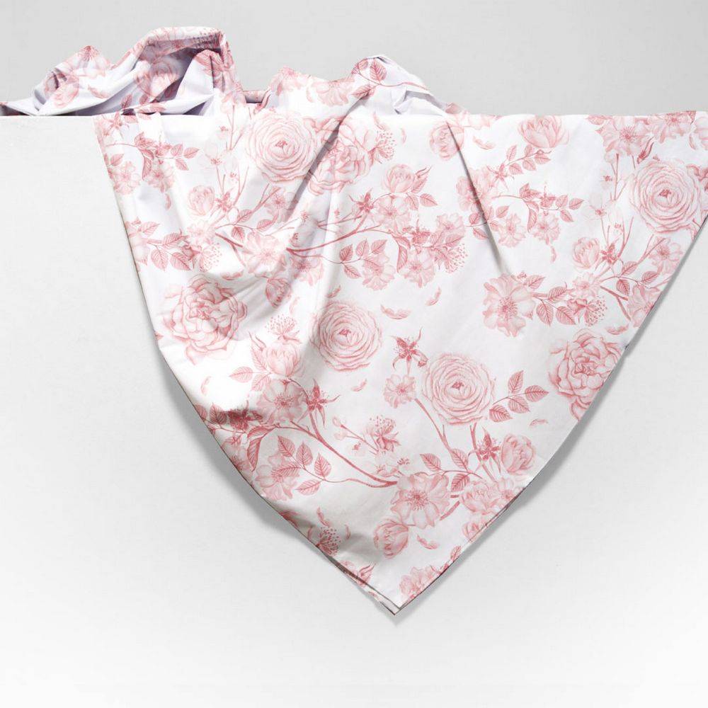 Copridivano Copritutto cotone leggero Alys Rosa 170 x 295