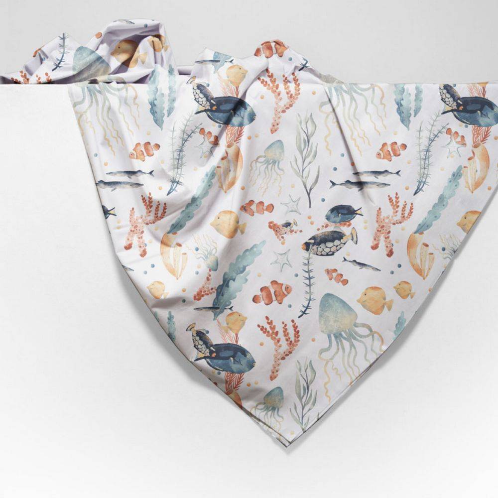Copridivano Copritutto cotone leggero Maui Multicolor 170 x 295