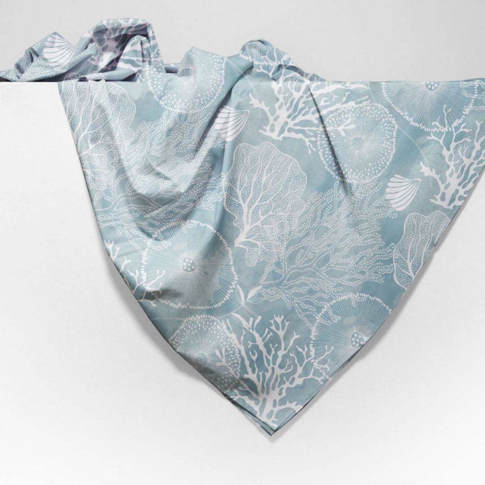 Copridivano Copritutto cotone leggero Koren Azzurro 170 x 295