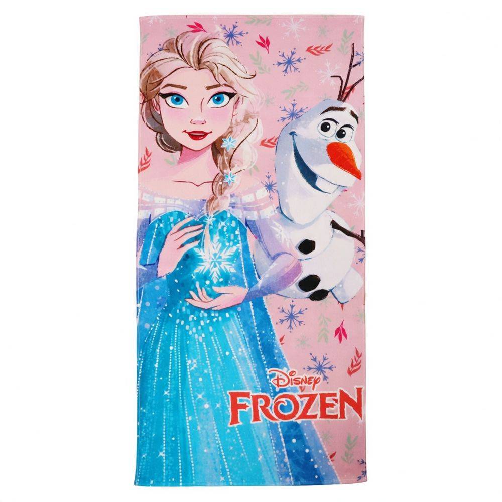 Telo Mare Spugna Disney FROZEN Elsa & Olaf 70 x 140