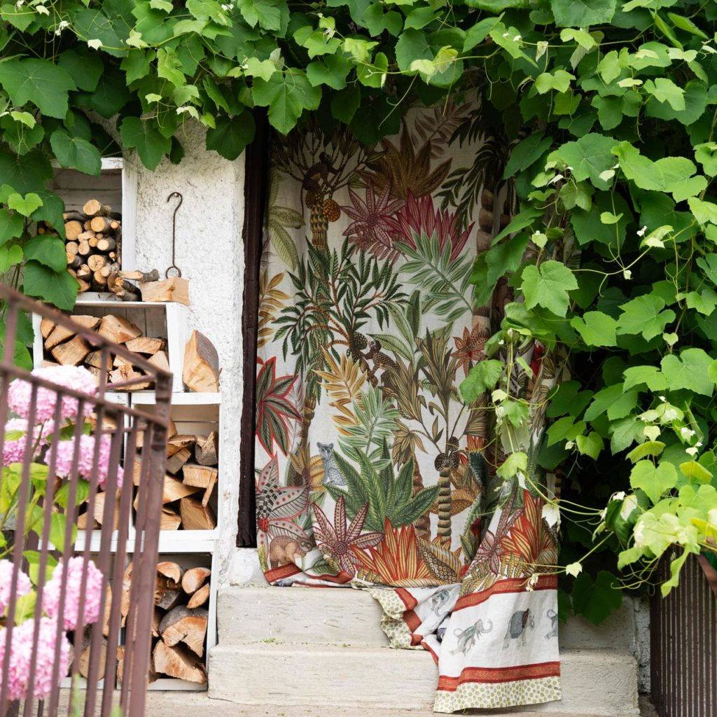 Mezzero Tessitura Toscana Telerie Munai 100% Lino 270 x 280