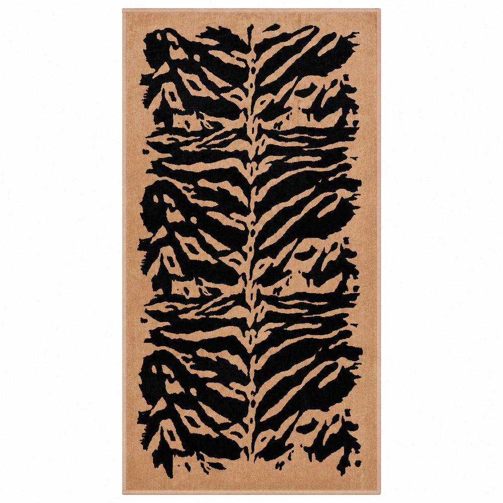 Telo Mare Spugna Jacquard Masai Mara Tigrato 90 x 165
